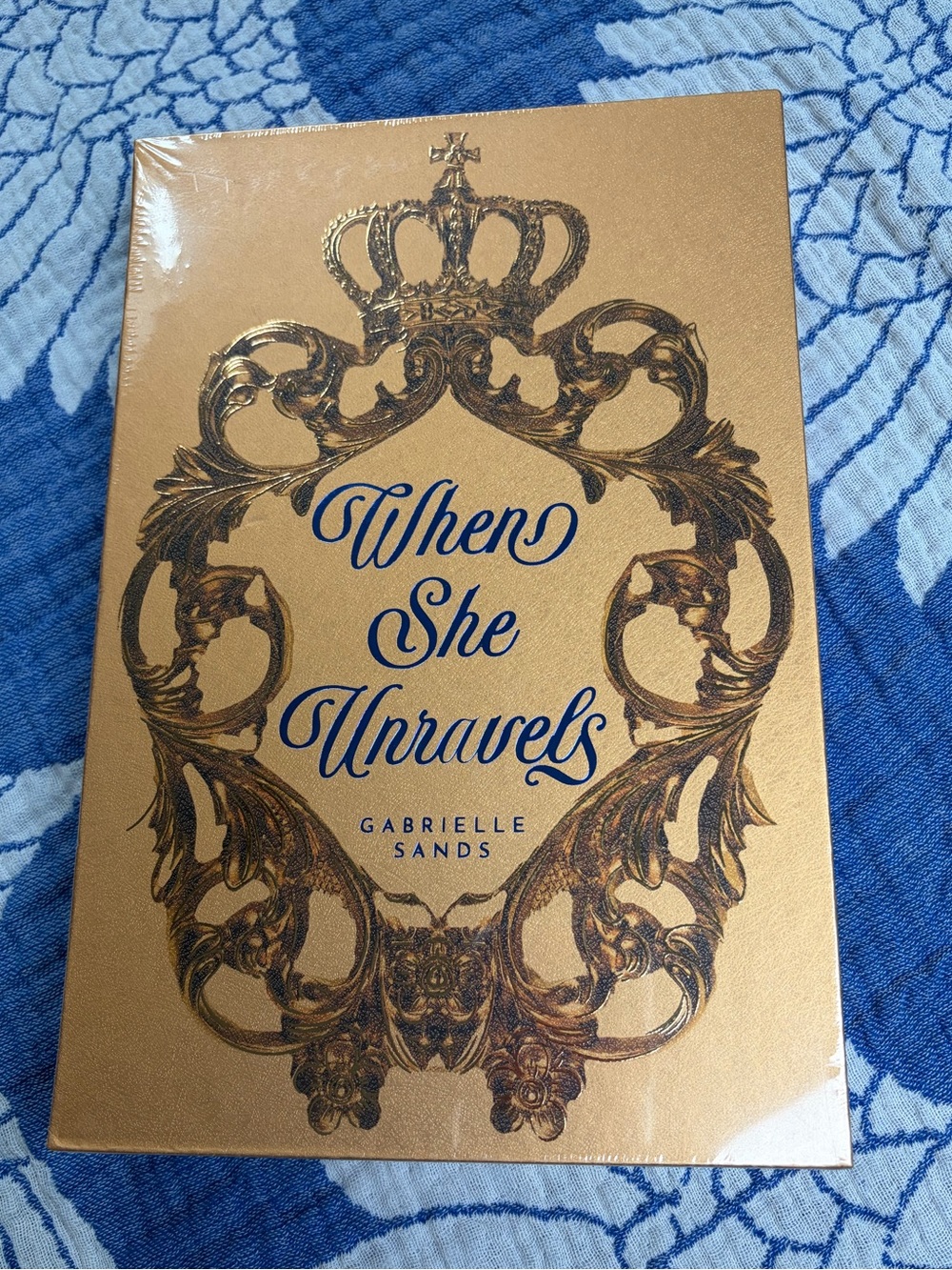 When She Unravels Gabrielle Sands Deluxe signed hardcover